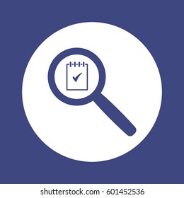 Notebook  icon, isolated  Flat design.