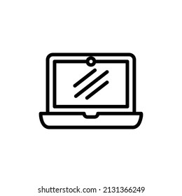  notebook icon, isolated gadget outline icon in light grey background, perfect for website, blog, logo, graphic design, social media, UI, mobile app, EPS 10 vector illustration