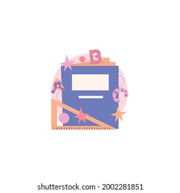 Notebook Icon Isolated On White Background
