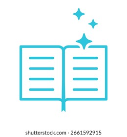 Notebook Icon. Isolated on white background. From blue icon set.