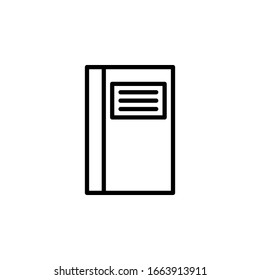 notebook icon isolated vector EPS10