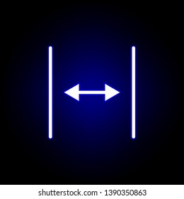 notebook icon in neon style. Can be used for web, logo, mobile app, UI, UX