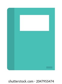 icono de bloc de notas en fondo blanco