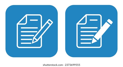 notebook icon with pen, vector file