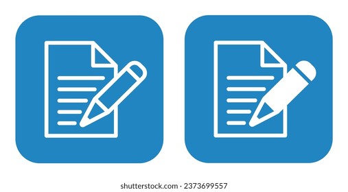 notebook icon with pen, vector file