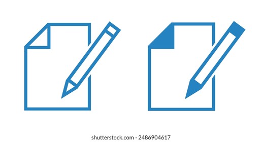 Notebook-Symbol mit Stift, Vektorgrafik-Datei