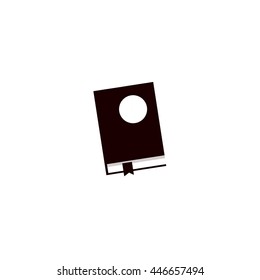 Notebook icon. Notebook sign