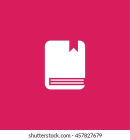 Notebook icon. Notebook sign