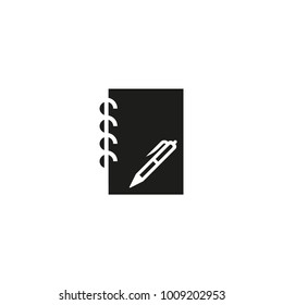 notebook icon. sign design
