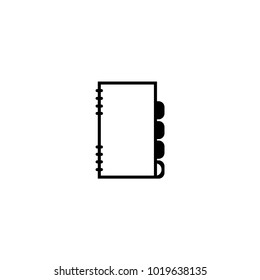 notebook icon. sign design