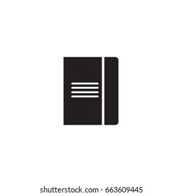 notebook icon. sign design