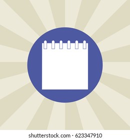 note-book icon. sign design. background