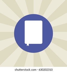 notebook icon. sign design. background