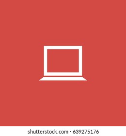 notebook icon. sign design. red background