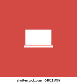 notebook icon. sign design. red background