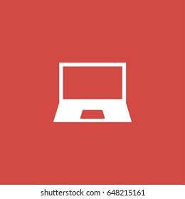 notebook icon. sign design. red background