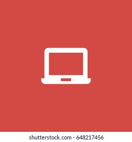 notebook icon. sign design. red background