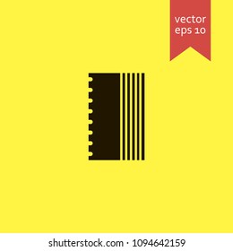 notebook. notebook icon. sign design. Vector EPS 10.