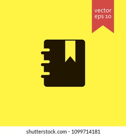 notebook. notebook icon. sign design. Vector EPS 10.