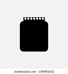 notebook icon sign signifier vector