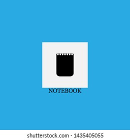 notebook icon sign signifier vector