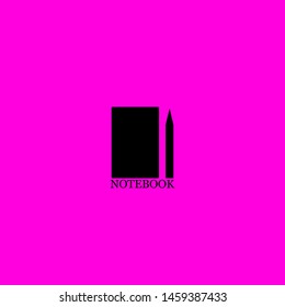 notebook icon sign signifier vector
