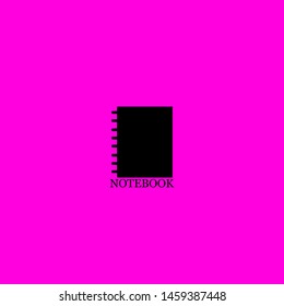 notebook icon sign signifier vector