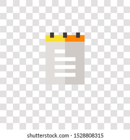 notebook icon sign and symbol. notebook color icon for website design and mobile app development. Simple Element from business and office collection for mobile concept and web apps icon.