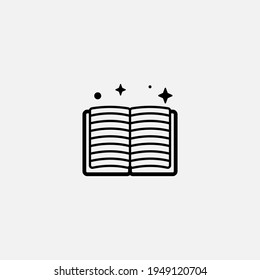 Vector de signo de icono de bloc de notas,Símbolo, ilustración de logotipo para web y móvil