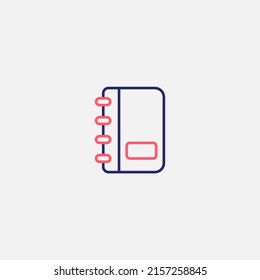 Notebook icon sign vector,Symbol, logo illustration for web and mobile