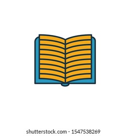 Notebook icon. Simple element from school icons collection. Creative Notebook icon ui, ux, apps, software and infographics.
