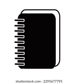 Notebook icon symbol. Flat design. Isolated for graphic and web design