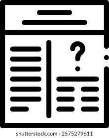 notebook icon. Thin Linear Style Design Isolated On White Background