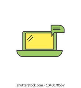notebook icon vector