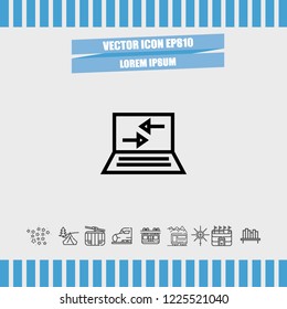 Notebook Icon vector