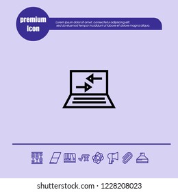 Notebook Icon vector