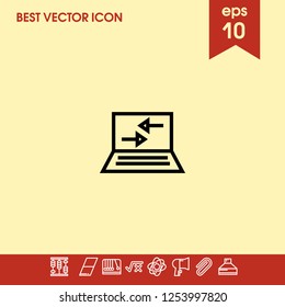Notebook Icon vector