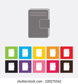 Notebook icon - Vector