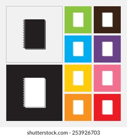 Notebook icon - Vector