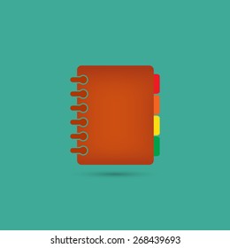 Notebook icon - Vector