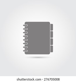Notebook icon - Vector