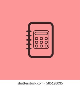 Notebook icon vector