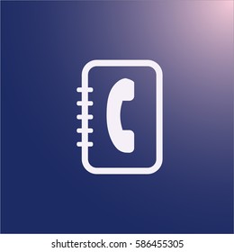 Notebook icon vector