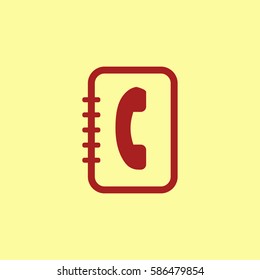 Notebook icon vector