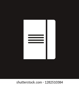 notebook icon. notebook vector design. sign design
