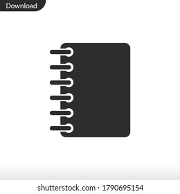 Notebook icon vector eps 10