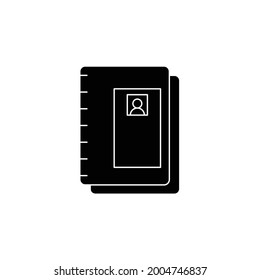 Notebook icon, vector eps 10