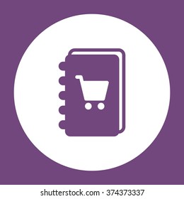 notebook Icon vector flat design