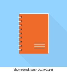 Notebook icon. Vector illustration.