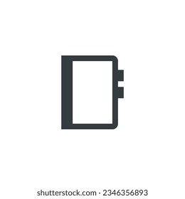 Notebook icon, notebook vector illustration
